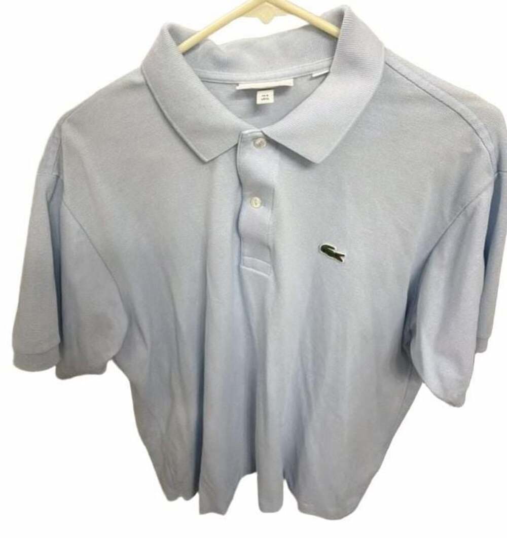 Lacoste Men’s XL L.12.12 Classic Fit Pique Polo Shirt Blue Short Sleeve
